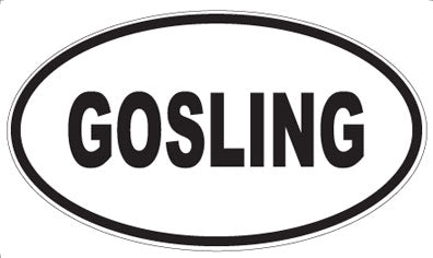 GOSLING - Oval Magnet