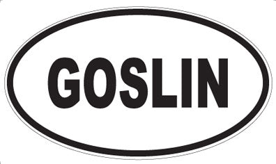 GOSLIN - Oval Magnet