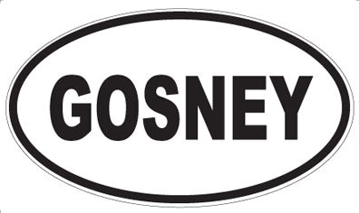 GOSNEY - Oval Magnet