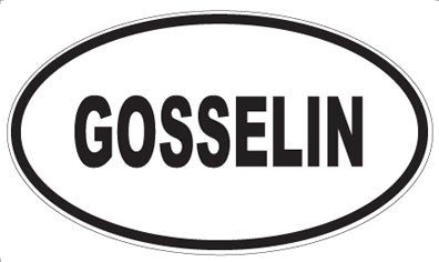 GOSSELIN - Oval Magnet
