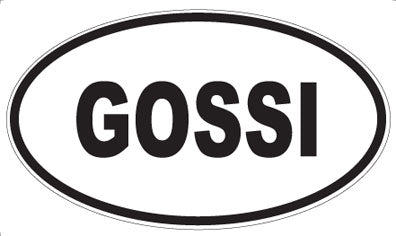 GOSSI - Oval Magnet