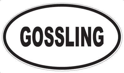 GOSSLING - Oval Magnet