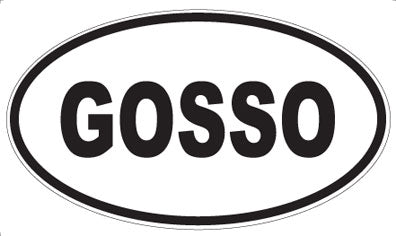 GOSSO - Oval Magnet