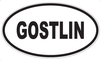 GOSTLIN - Oval Magnet