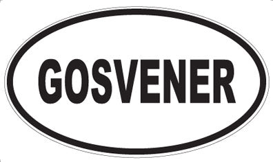 GOSVENER - Oval Magnet