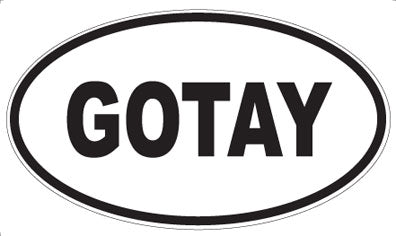 GOTAY - Oval Magnet