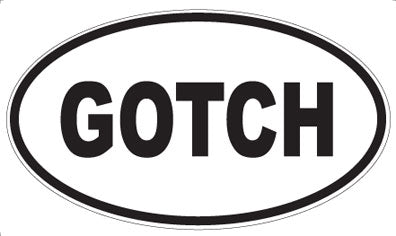 GOTCH - Oval Magnet