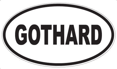 GOTHARD - Oval Magnet