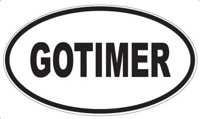 GOTIMER - Oval Magnet