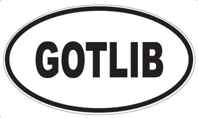 GOTLIB - Oval Magnet