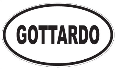 GOTTARDO - Oval Magnet