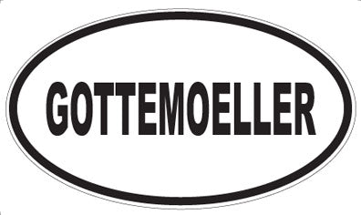 GOTTEMOELLER - Oval Magnet