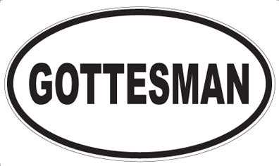 GOTTESMAN - Oval Magnet