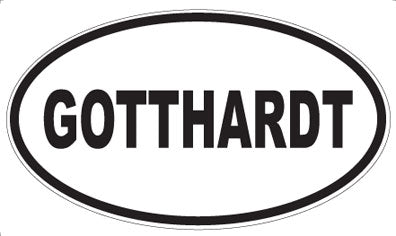 GOTTHARDT - Oval Magnet