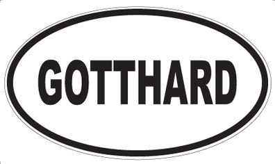 GOTTHARD - Oval Magnet