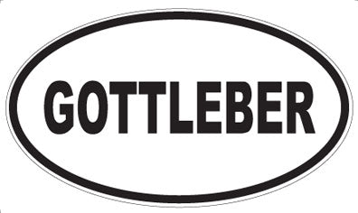 GOTTLEBER - Oval Magnet
