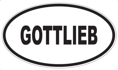 GOTTLIEB - Oval Magnet