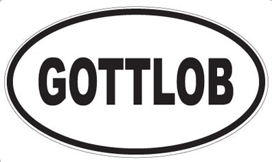 GOTTLOB - Oval Magnet