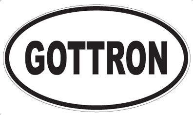 GOTTRON - Oval Magnet