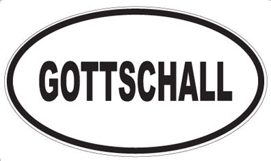 GOTTSCHALL - Oval Magnet