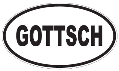 GOTTSCH - Oval Magnet