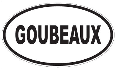 GOUBEAUX - Oval Magnet