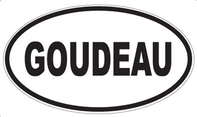 GOUDEAU - Oval Magnet