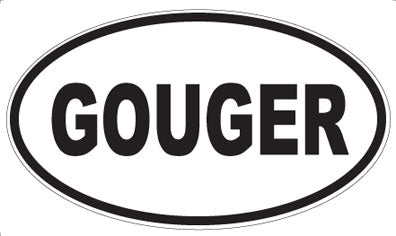 GOUGER - Oval Magnet