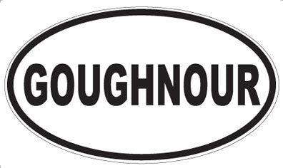 GOUGHNOUR - Oval Magnet