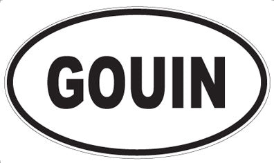 GOUIN - Oval Magnet