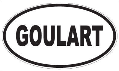 GOULART - Oval Magnet
