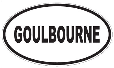 GOULBOURNE - Oval Magnet