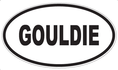 GOULDIE - Oval Magnet