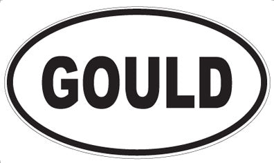 GOULD - Oval Magnet