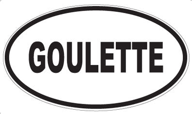 GOULETTE - Oval Magnet