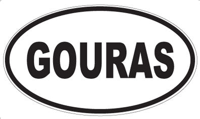 GOURAS - Oval Magnet