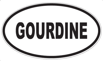 GOURDINE - Oval Magnet