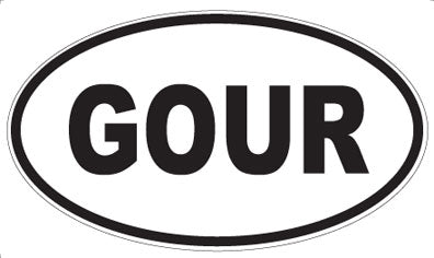 GOUR - Oval Magnet