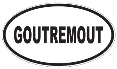 GOUTREMOUT - Oval Magnet