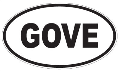 GOVE - Oval Magnet