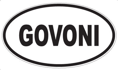 GOVONI - Oval Magnet