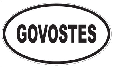 GOVOSTES - Oval Magnet