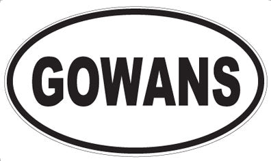 GOWANS - Oval Magnet