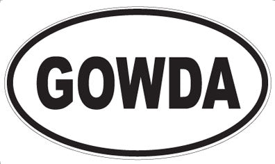 GOWDA - Oval Magnet