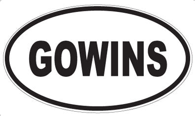 GOWINS - Oval Magnet