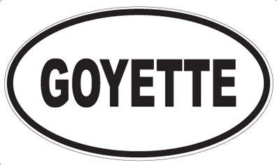 GOYETTE - Oval Magnet