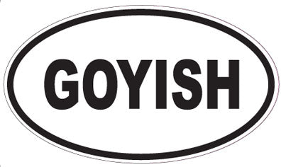 GOYISH - Oval Sticker