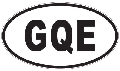 GQE - 3 Letter Initials Oval Magnet