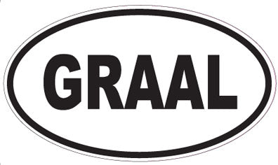 GRAAL - Oval Sticker
