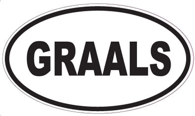GRAALS - Oval Sticker